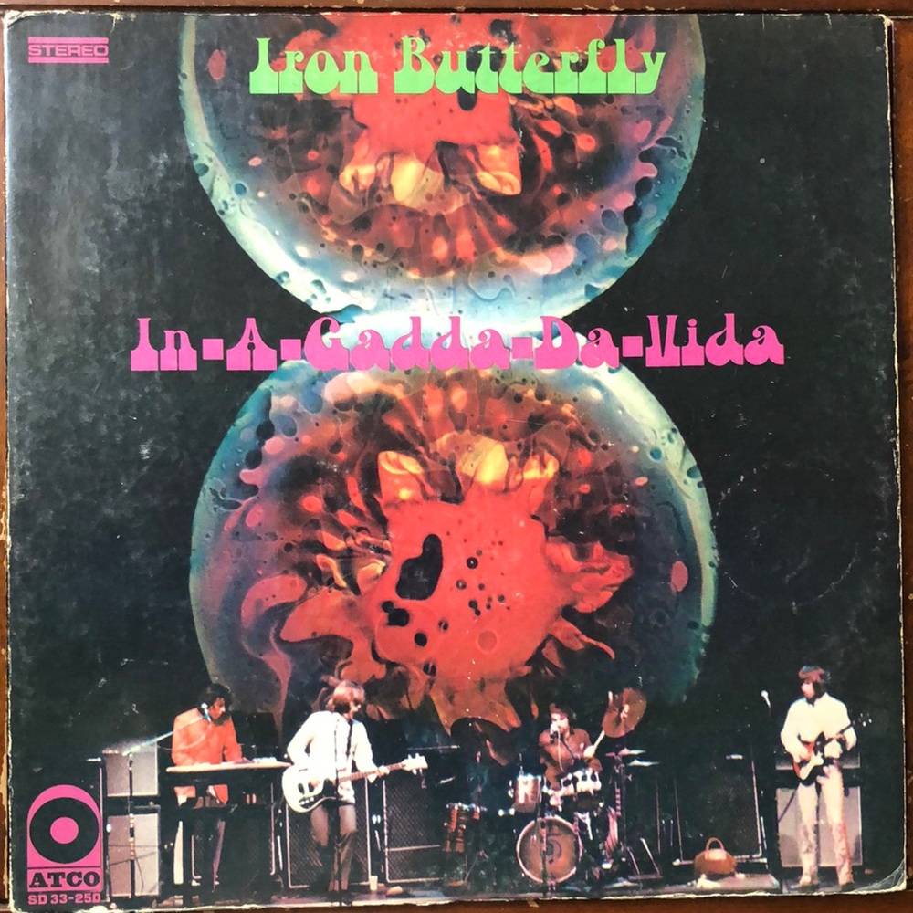 Iron Butterfly In-A-Gadda-Da-Vida Vinyl Album '68